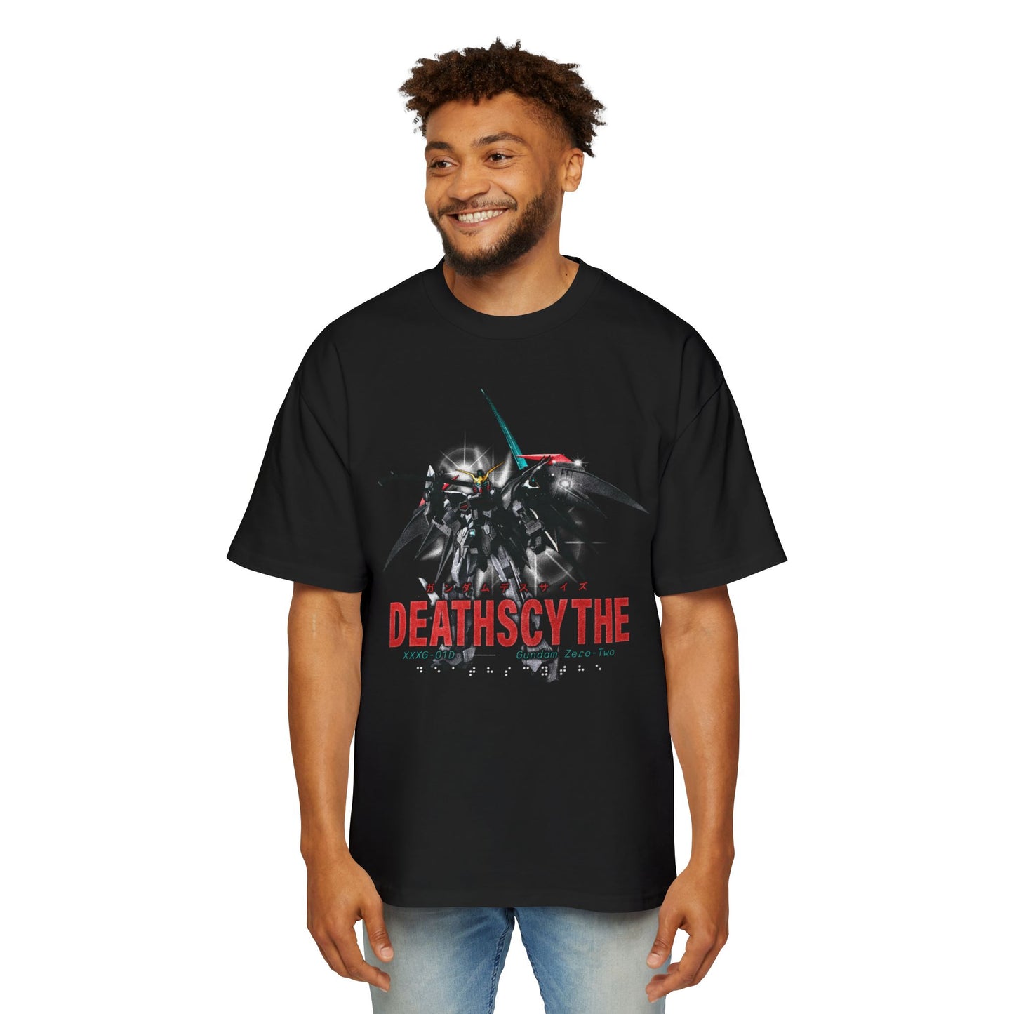 Deathscythe Gundam Unisex Oversized Boxy Tee